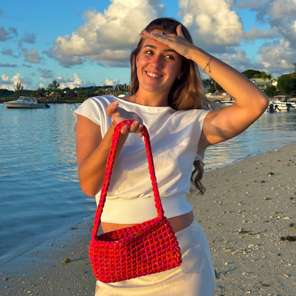 Sac Soline orange et rose